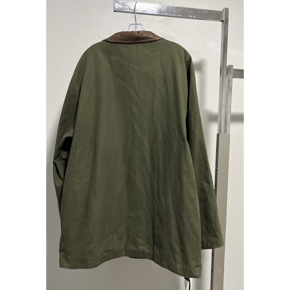 Duck Head Expedition Mens XXL Dark Green Jacket Plaid Lining Preppy - Picture 2 of 6